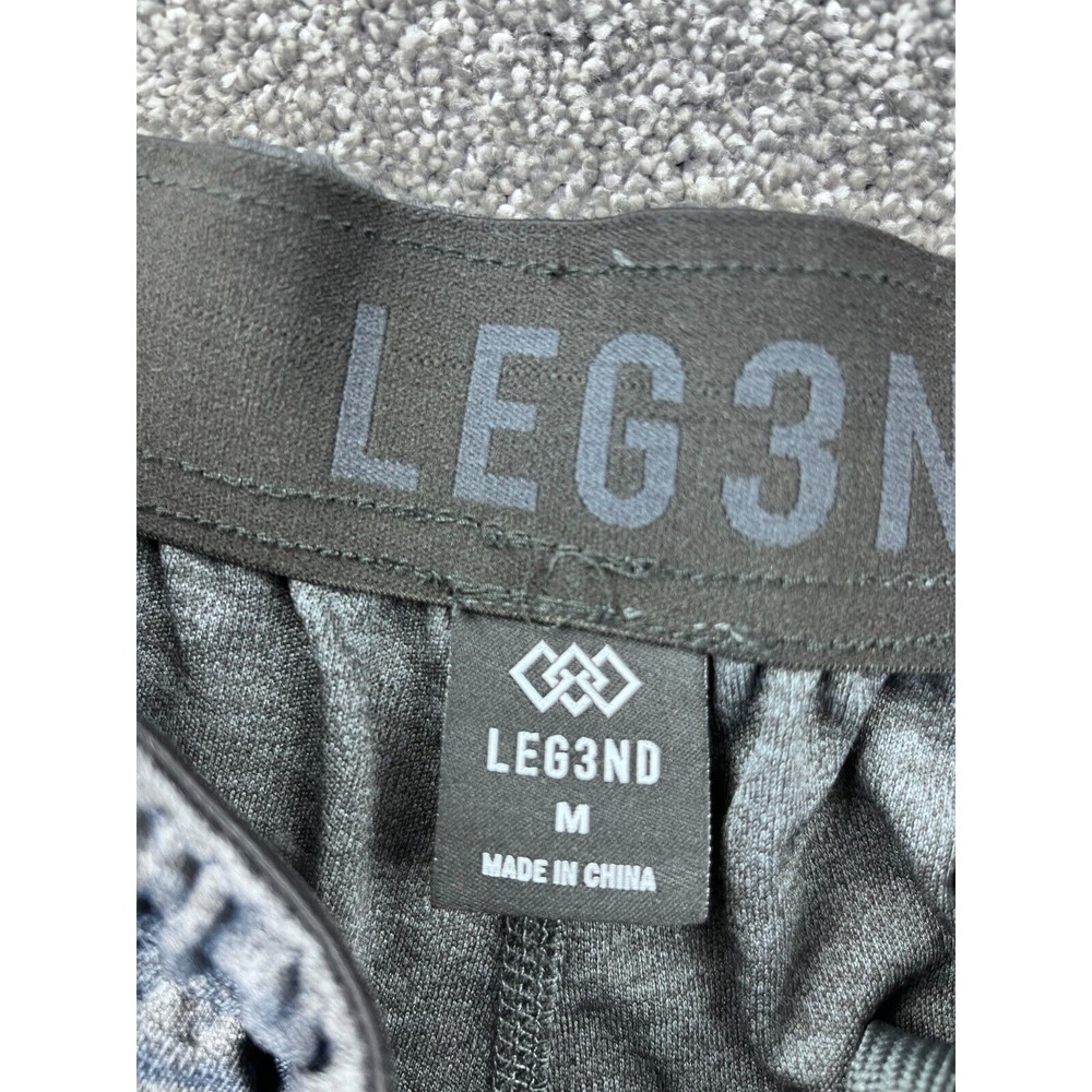 Legend Shorts Mens M Performance Active Fit Elastic Smoke Heather Waist Gray NWT - Picture 6 of 12